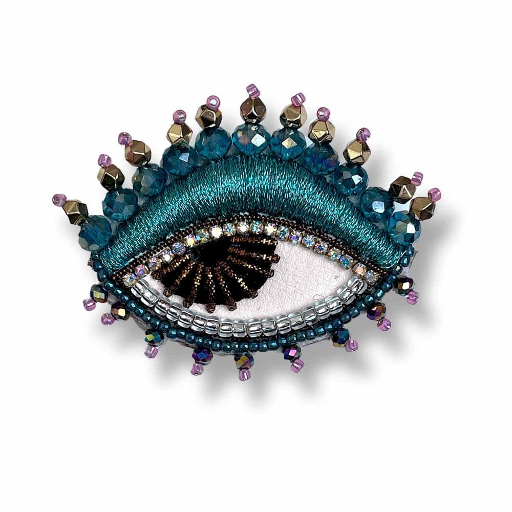 Brooch Teal Seer - Image 1